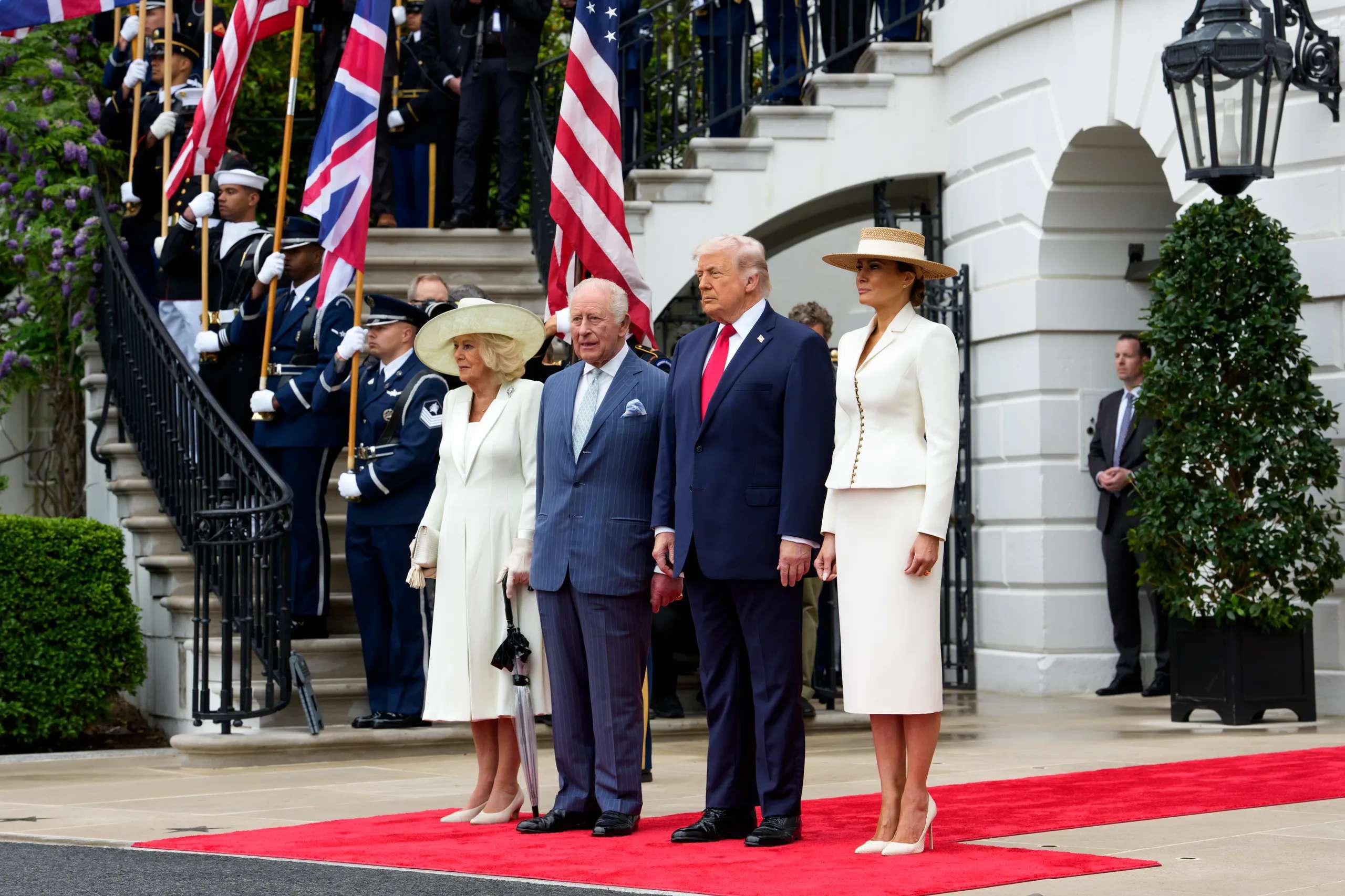 King Charles III and Queen Camilla arrive in New York City for 9/11 ...